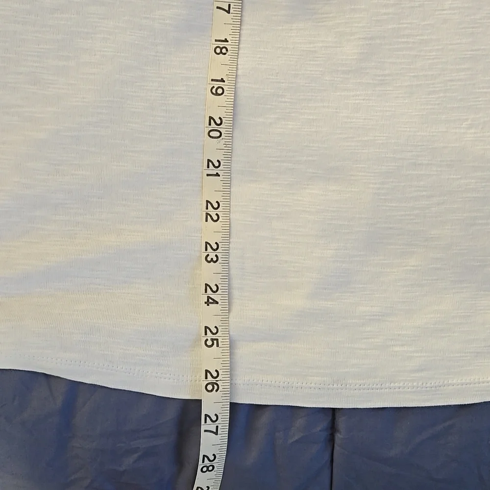 J. Jill Light Blue Short Sleeve Tee - Picture 7 of 10